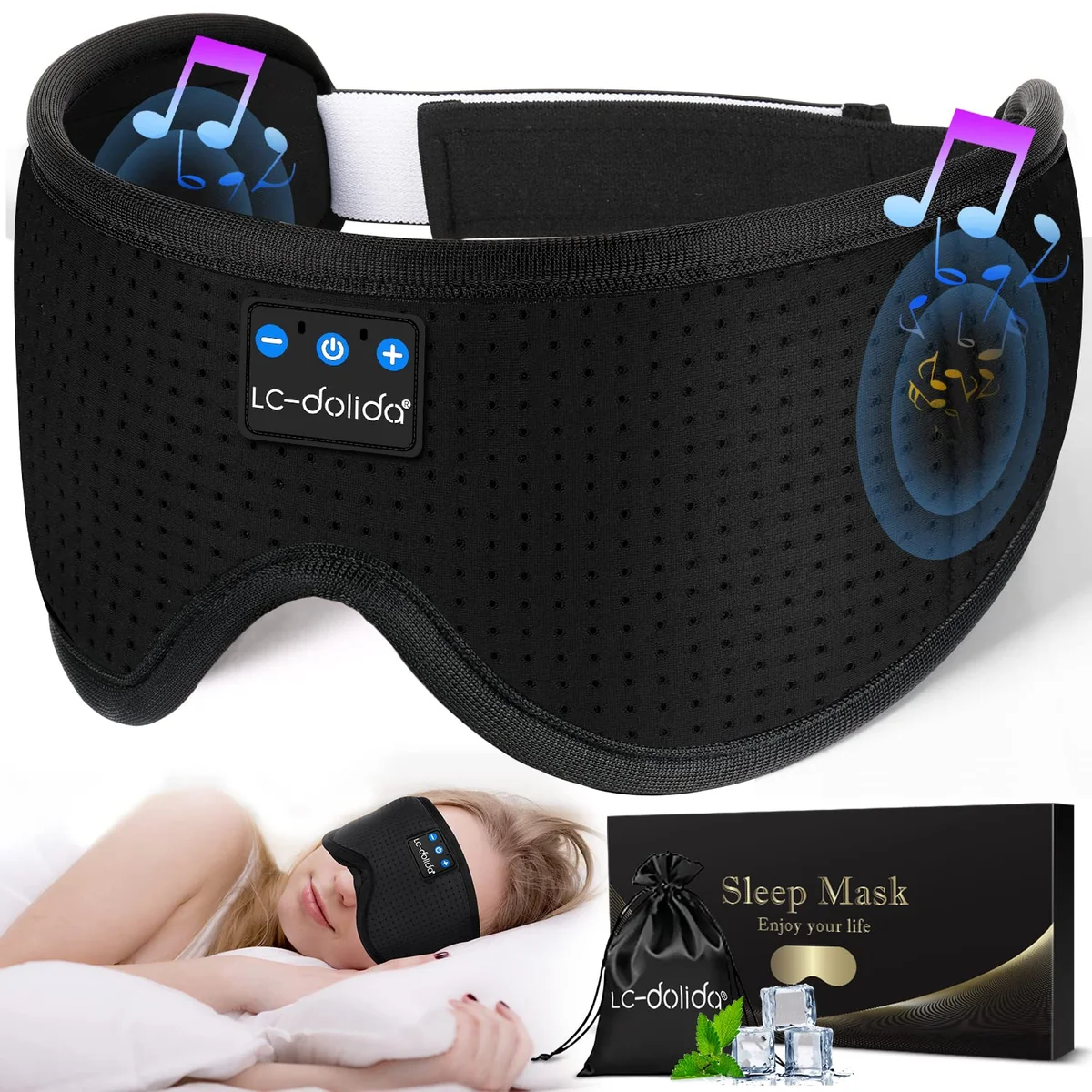 Sleep Headphones Sleep Mask with Bluetooth Headphones Review